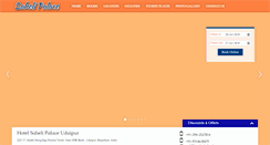 Desktop Screenshot of hotelsahelipalace.com
